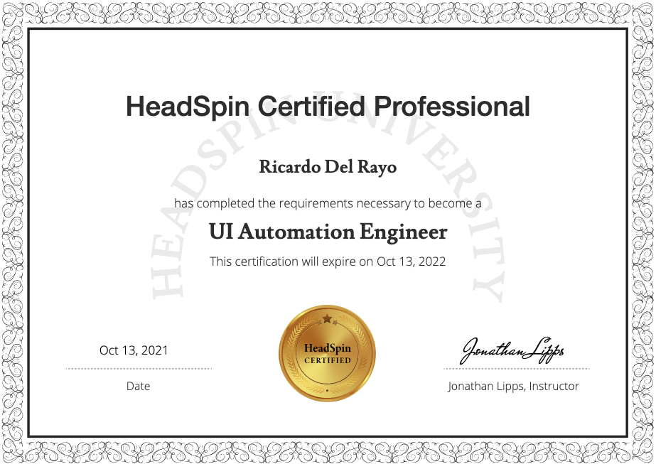 HeadSpin University